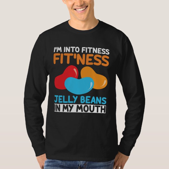 Camiseta I m Into Fitness Jelly Beans In My Mouth  Easter S (Anverso)