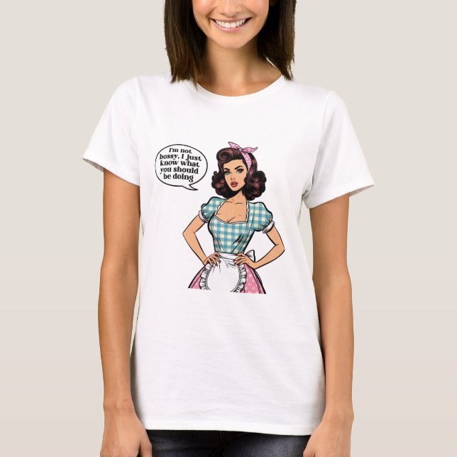 Camiseta I’m Not Bossy – Sarcastic Girl (Anverso)