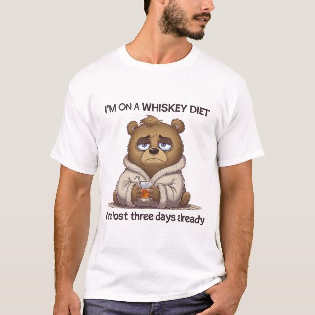 Camiseta I’m Not On Whisky, I’ve Lost Three Days Already  (Anverso)