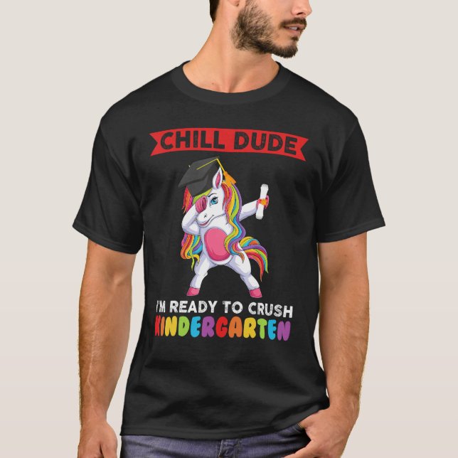Camiseta I m ready to crush kindergarten kindergarte gradua (Anverso)
