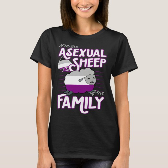Camiseta I m The Asexual Sheep Of My Family  Ace Pride Aest (Anverso)