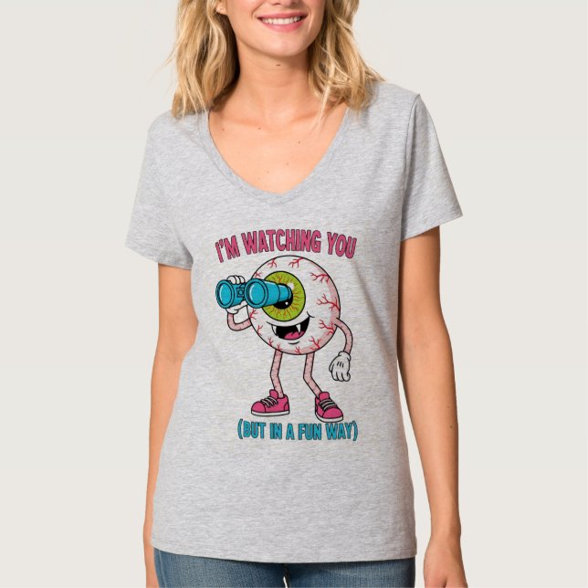 Camiseta I’m Watching You – Funny Creepy Cartoon Eye T-Shir (Anverso)
