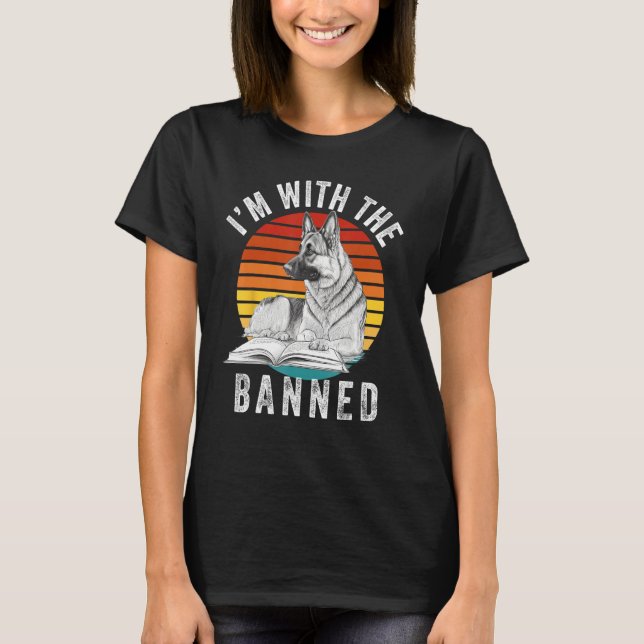 Camiseta I m With The Banned  Read Banned Books  BookWorm 2 (Anverso)