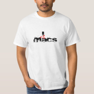 Camiseta I mac del corazón (rojos)