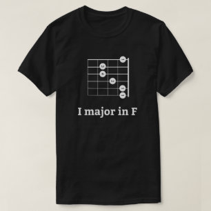 Camiseta I Major In F   Guitar Chord