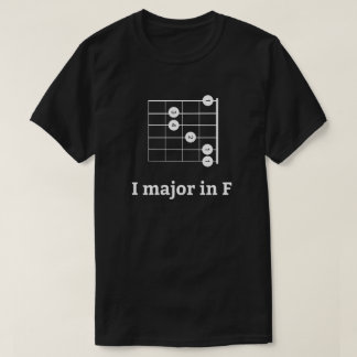 Camiseta I Major In F | Guitar Chord
