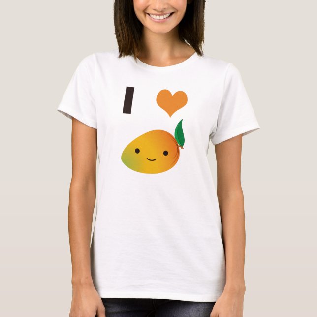 Camiseta I mango del corazón (Anverso)