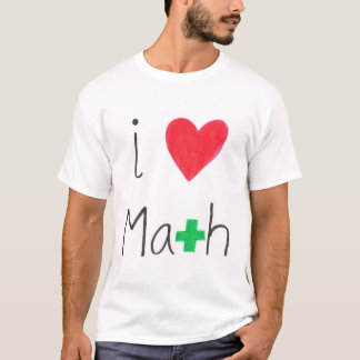 Camiseta I matemáticas de Luv