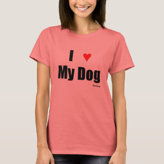 Camiseta I? Mi perro