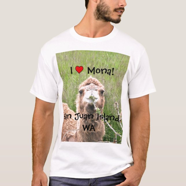 Camiseta ¡I ♥ Mona! (Anverso)