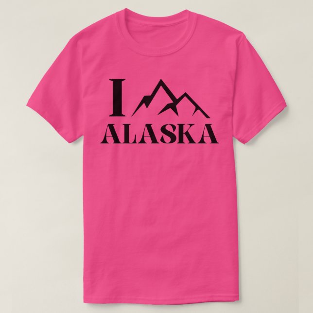 Camiseta I Mountain Alaska TShirt (Diseño del anverso)