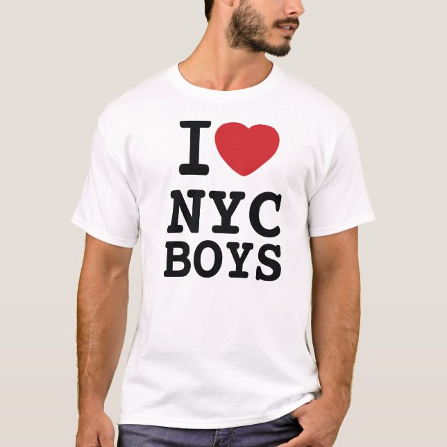 Camiseta I muchachos del corazón NYC (Anverso)