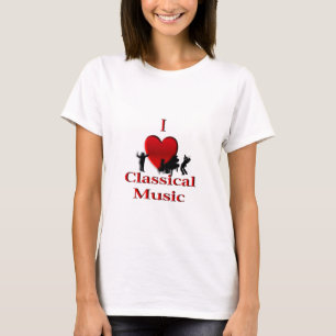 Camiseta I música clásica del corazón