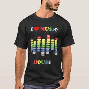 Camiseta I música de la casa del corazón