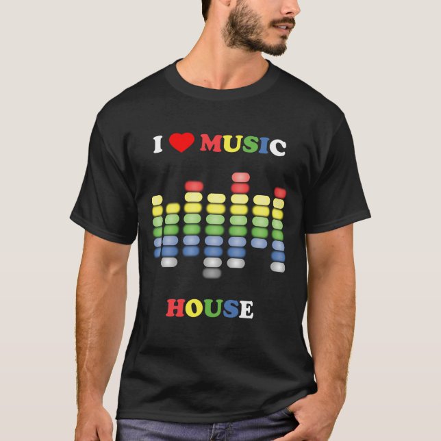 Camiseta I música de la casa del corazón (Anverso)