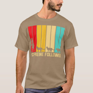 Camiseta I My Followers Tie Love Cats Farmer Farmer