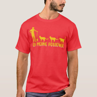 Camiseta I My Followers Tieliebe Katzenliebe Katzen Farmer 