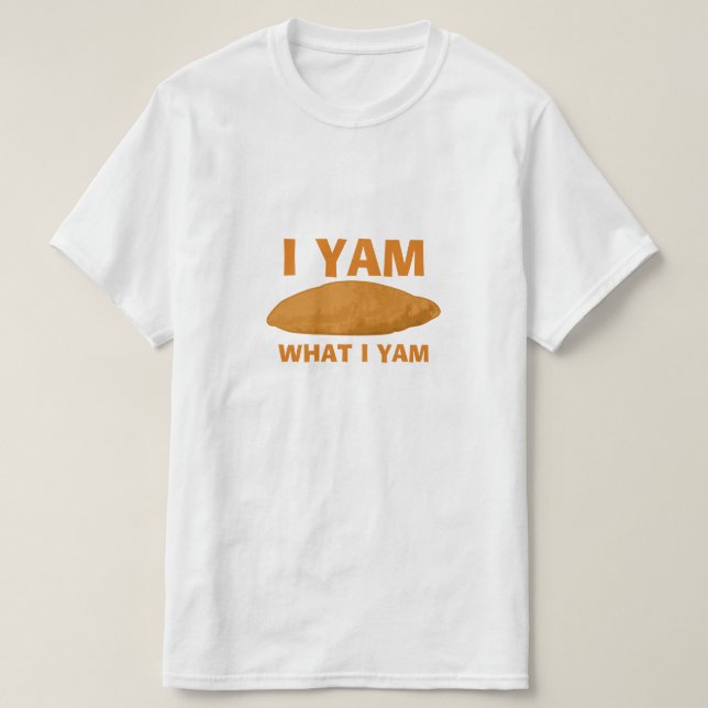 Camiseta I ñame qué ñame de I (Diseño del anverso)