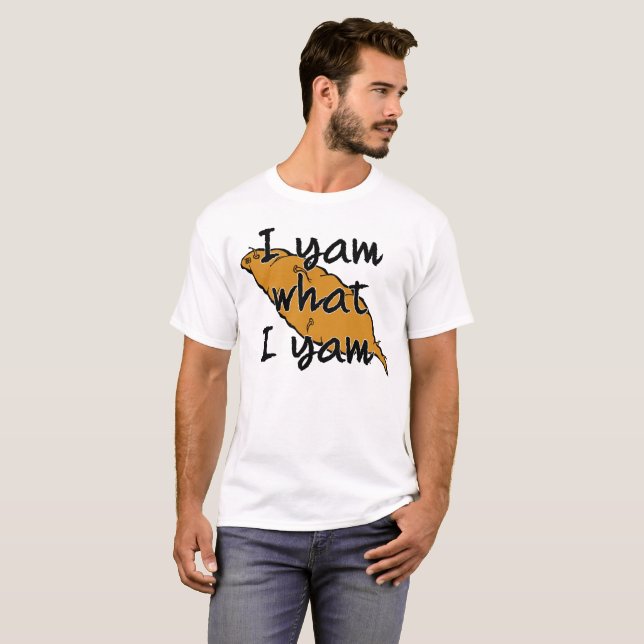 Camiseta ¡I ñame qué ñame de I! (Anverso completo)