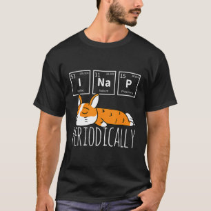 Camiseta I Nap Periódico Table Meme Meh Corgi