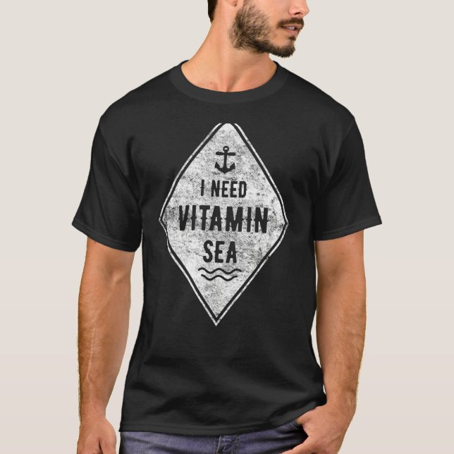 Camiseta I need vitamin sea (Anverso)