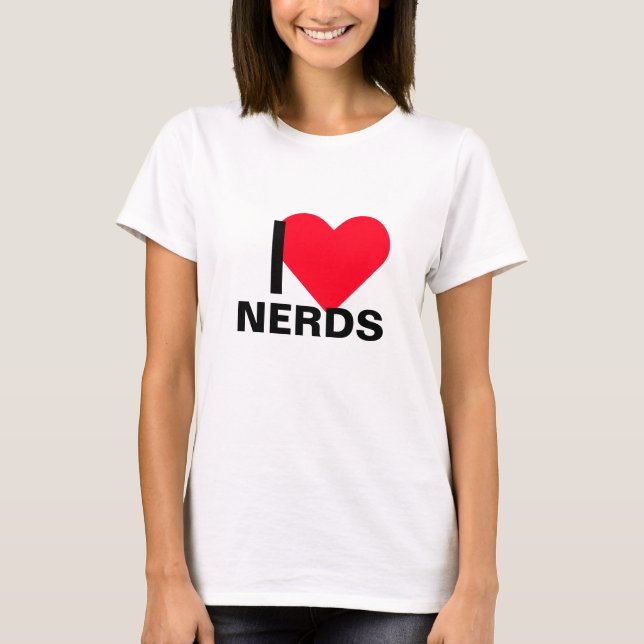 Camiseta I Nerds del corazón (Anverso)
