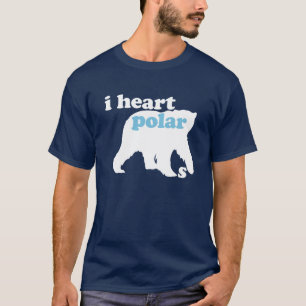 Camiseta I osos polares del corazón