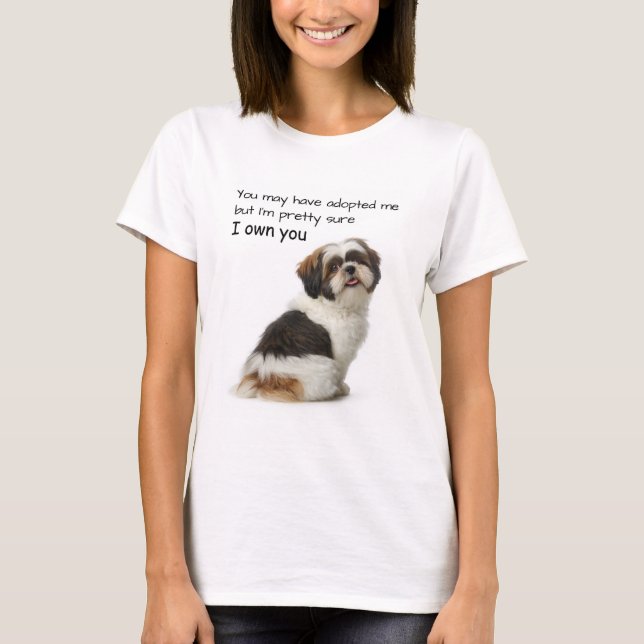 Camiseta I Own You Shih Tzu (Anverso)