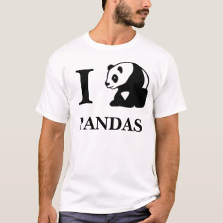 Camiseta I pandas del corazón