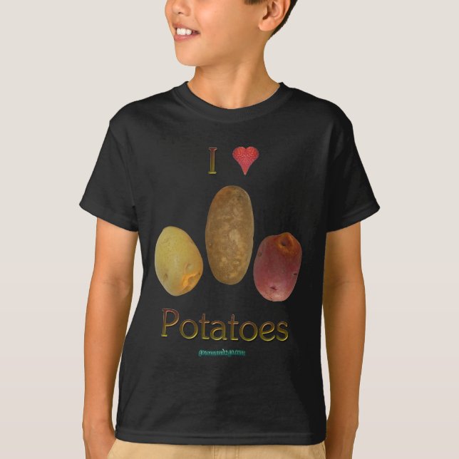 Camiseta I patatas del corazón (Anverso)