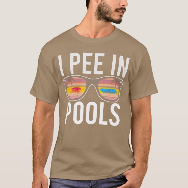 Camiseta I Pee in Pools family (Anverso)