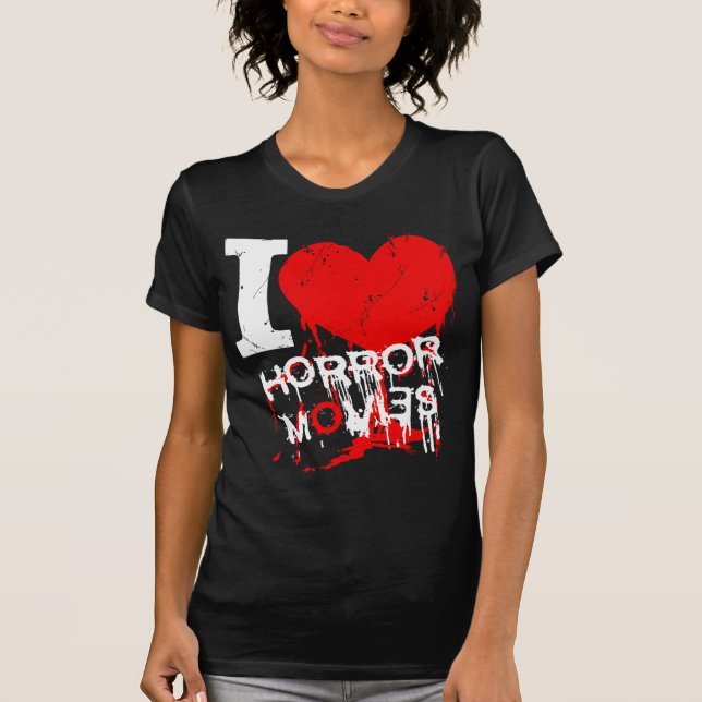 CAMISETA I PELÍCULAS DE TERROR DEL CORAZÓN (Anverso)