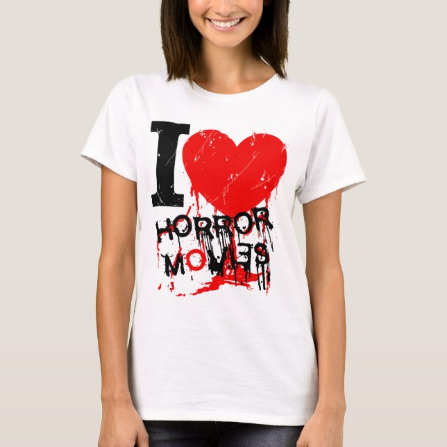 CAMISETA I PELÍCULAS DE TERROR DEL CORAZÓN (Anverso)