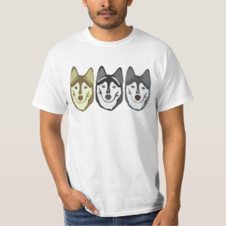 Camiseta ¡I perros esquimales del corazón!