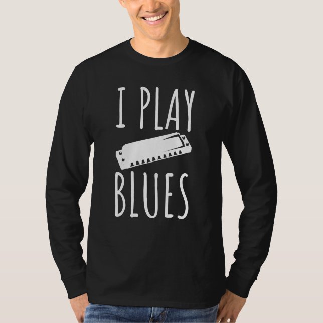 Camiseta I Play Blues Harp Player (Anverso)