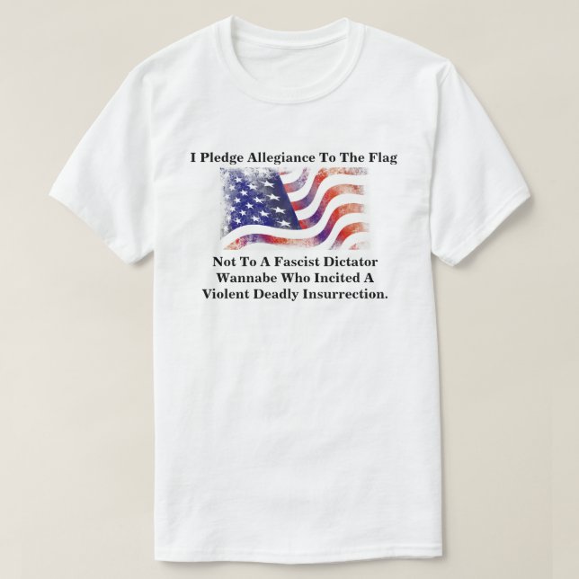 Camiseta I Pledge Allegiance To The Flag Not............... (Diseño del anverso)