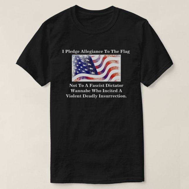 Camiseta I Pledge Allegiance To The Flag Not............... (Diseño del anverso)