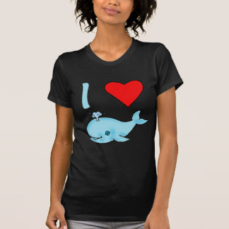 Camiseta I productos de las ballenas del corazón