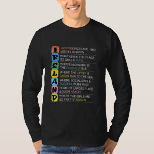 Camiseta I R E L A N D lo que las letras IRELAND representa