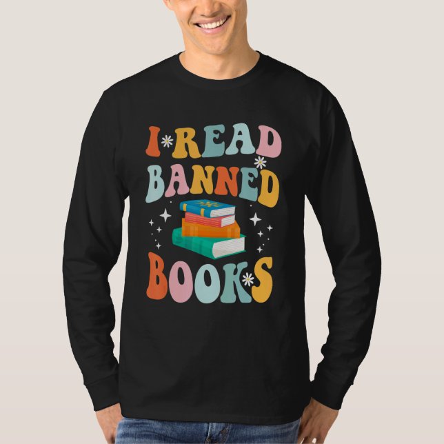Camiseta I Read Banned Books Reader Bookworm 1 (Anverso)