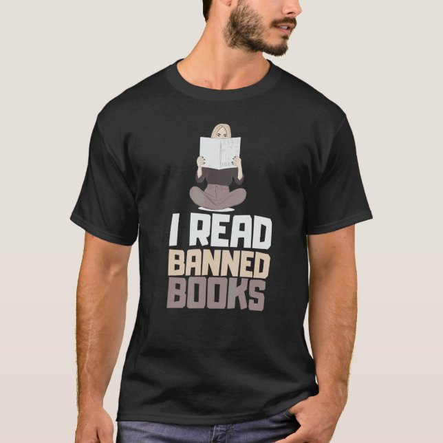 Camiseta I Read Banned Books Reader Bookworm 11 (Anverso)