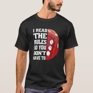 Camiseta I Read The Rules So You Don't Have To Board Games