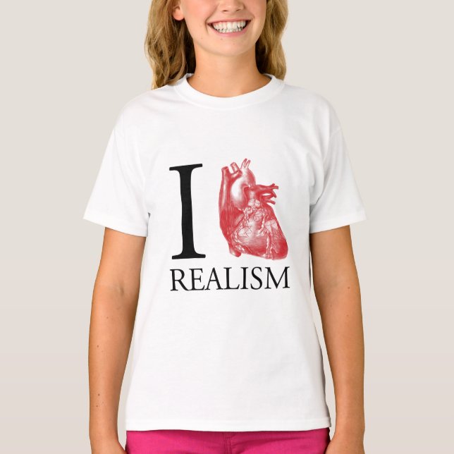 Camiseta I realismo del corazón (Anverso)