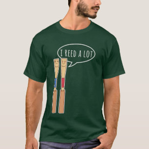 Camiseta I Reed a Lot Funny Oboist Music Orchestra 