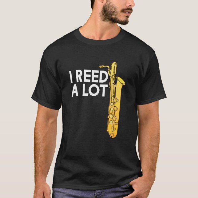 Camiseta I Reed A Lot Oboe Player Funny Oboes Music (Anverso)