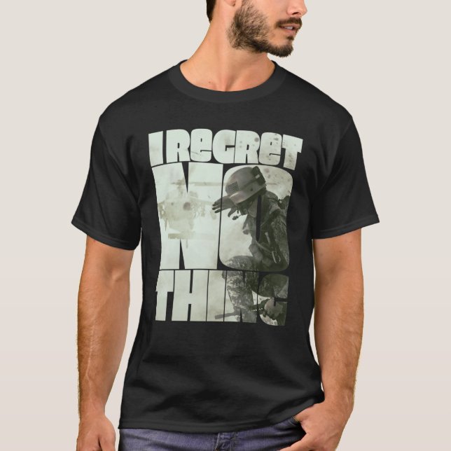 Camiseta I Regret Nothing  3 (Anverso)