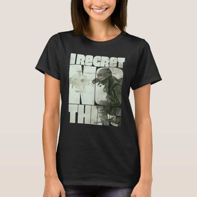 Camiseta I Regret Nothing  3 (Anverso)
