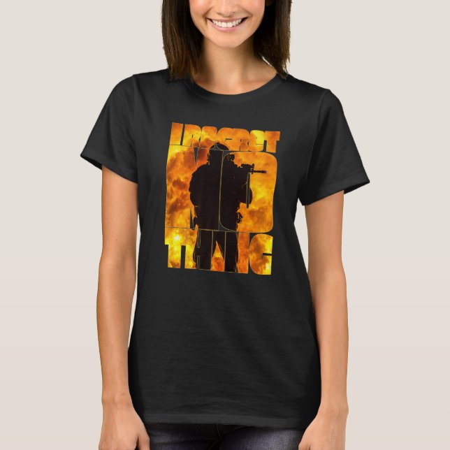Camiseta I Regret Nothing Military Soldier Premium_2 (Anverso)