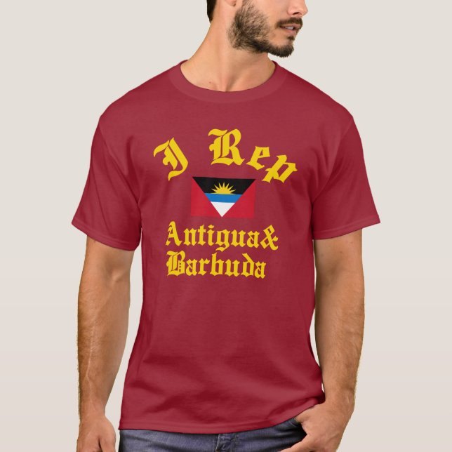 Camiseta I representante Antigua y Barbuda (Anverso)