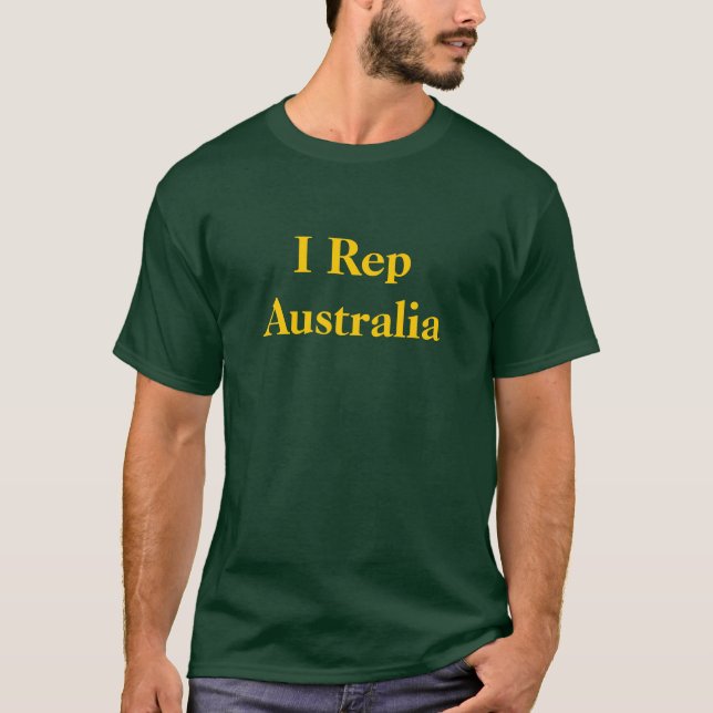 Camiseta I representante Australia (Anverso)